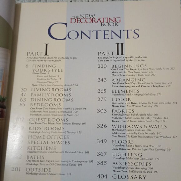 Home Decorating hardcover / coffee table book - Picture 2 of 4